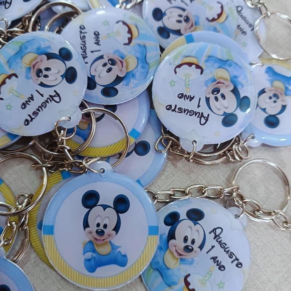 Chaveiro Artesanal Personalizado Mickey
