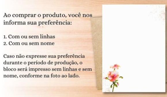 Bloquinho de Anotações com Páginas Personalizadas