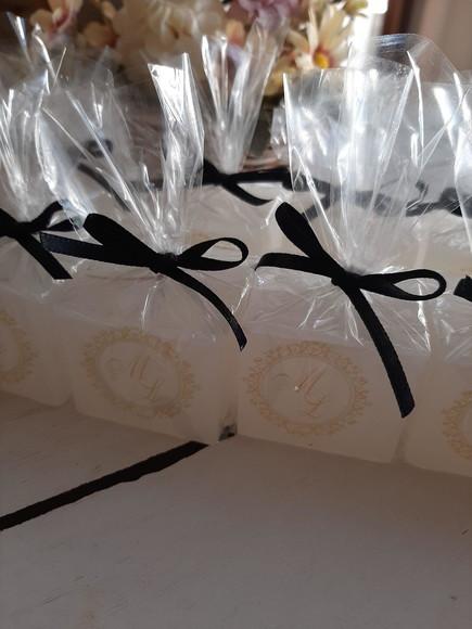 Mini Vela artesanal perfumada para casamento