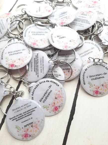 Chaveiro artesanal personalizado