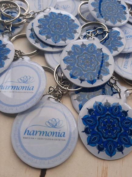 Chaveiro personalizado mandala