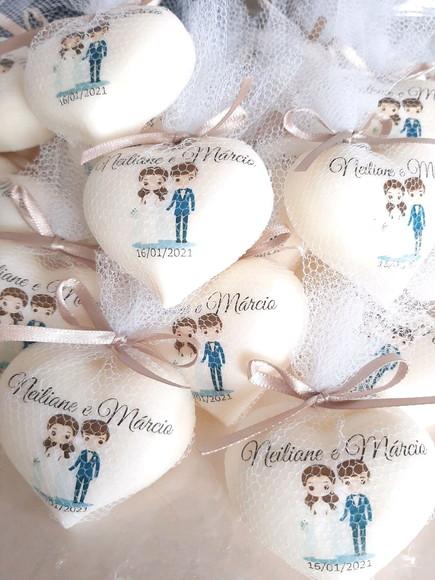 Sabonete Personalizado para Casamento