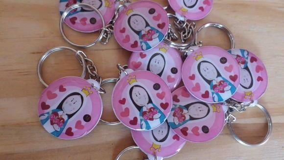Mini Chaveiro artesanal personalizado