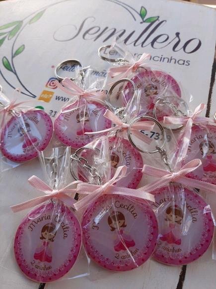 Chaveiro personalizado com embalagem individual