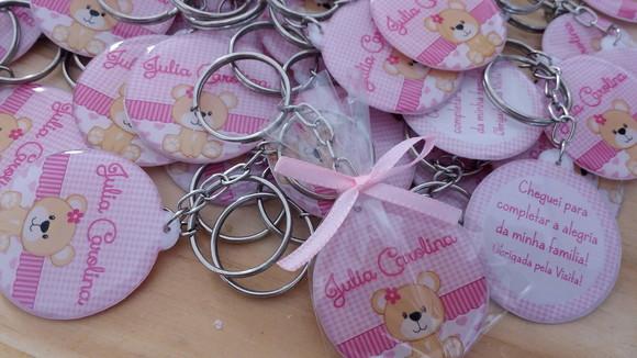 Chaveiro Personalizado com Embalagem Individual