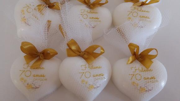 Sabonete Personalizado para Aniversário de 70 Anos