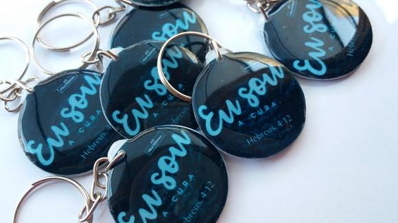 Mini Chaveiro Artesanal Personalizado