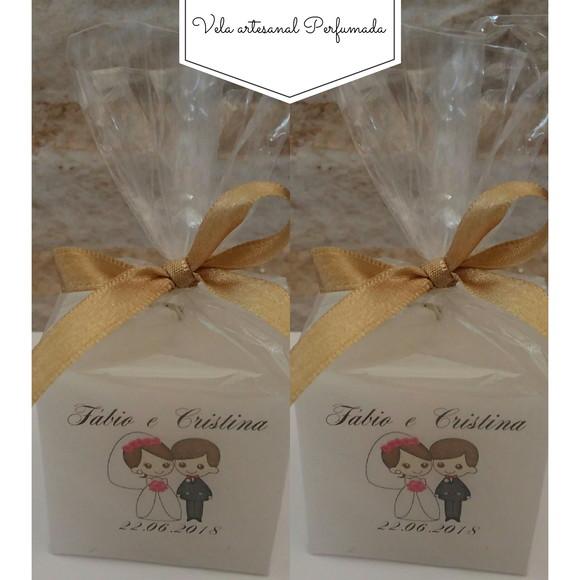 Vela artesanal perfumada