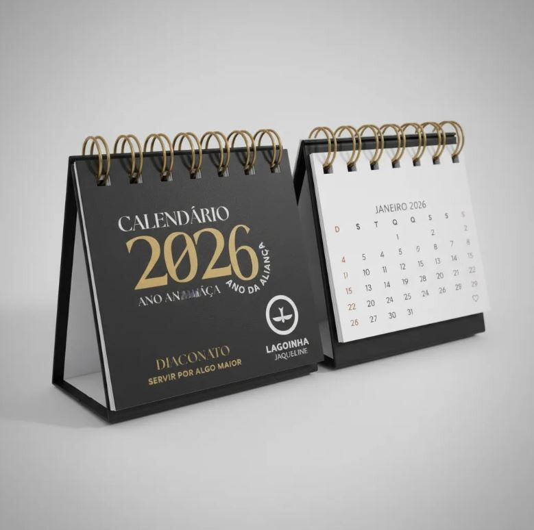 Calendário de Mesa Eventos de Igrejas