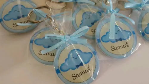 Chaveiro personalizado com embalagem individual