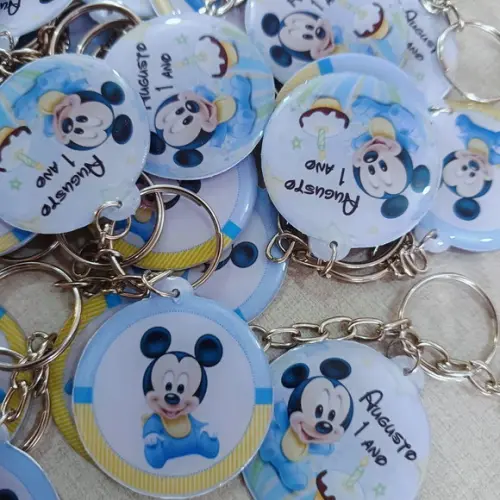 Chaveiro Artesanal Personalizado Mickey