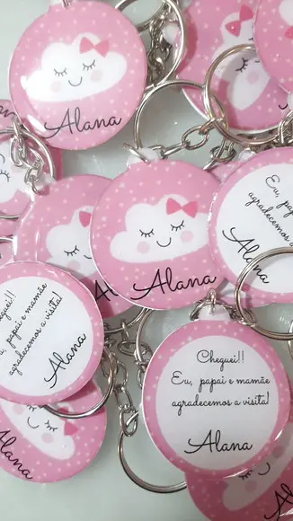 Chaveiro Chuva de Amor com Embalagem Individual