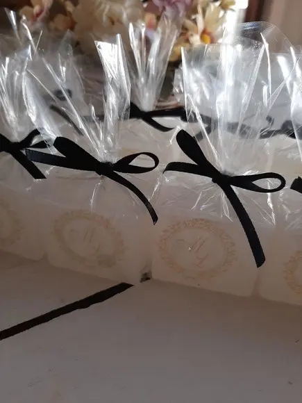 Mini Vela artesanal perfumada para casamento