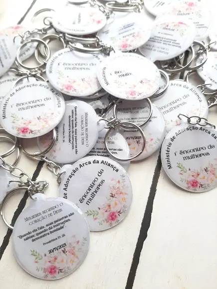 Chaveiro artesanal personalizado