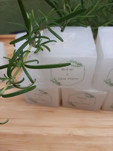 Mini Vela artesanal perfumada para casamento