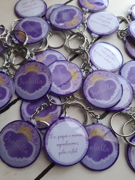Chaveiro artesanal personalizado