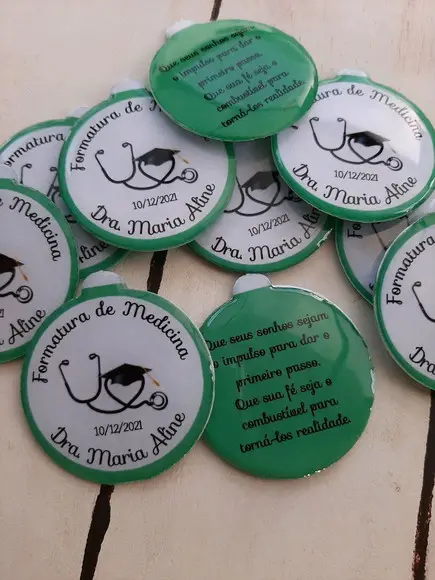 Chaveiro artesanal personalizado para formatura