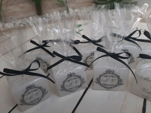 Mini Vela artesanal perfumada para casamento