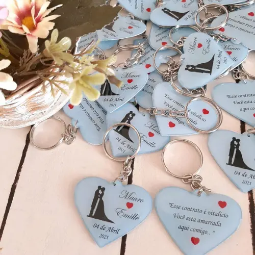 Chaveiro para casamento