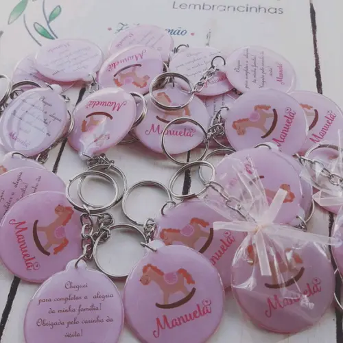 Chaveiro Personalizado com Embalagem Individual