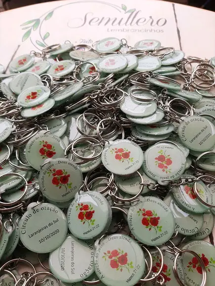 Mini Chaveiro artesanal personalizado