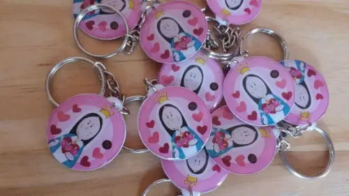 Mini Chaveiro artesanal personalizado