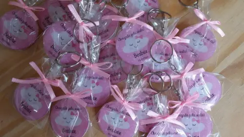 Chaveiro personalizado com embalagem individual