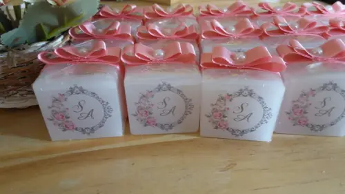Vela artesanal perfumada para casamento