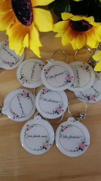 Chaveiro Floral