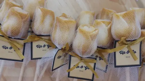 Mini Botão de Rosa de Sabonete