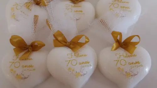 Sabonete Personalizado para Aniversário de 70 Anos