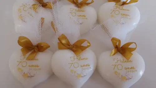 Sabonete Personalizado para Aniversário de 70 Anos