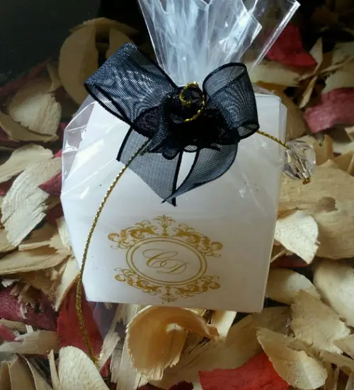 Mini Vela Artesanal Perfumada para Casamento