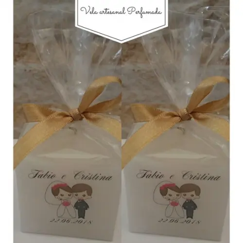 Vela artesanal perfumada