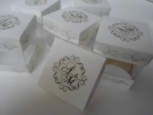 Embalagem para lembrancinha de casamento