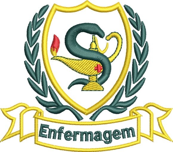Bordado Brasão Enfermagem