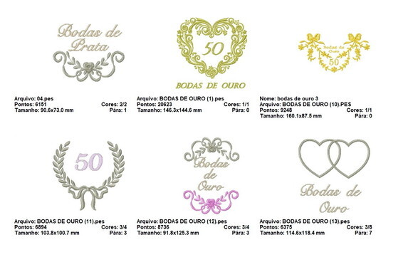 Coleção Bordados Bodas