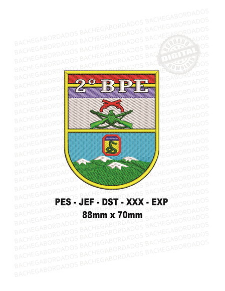 Matriz Bordado 2º Bpe - Batalhão de Polícia do Exército