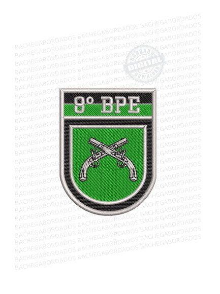 Matriz Bordado 8 Batalhão de Polícia do Exército Bpe