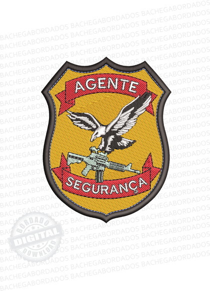 Matriz Bordado Agente Segurança