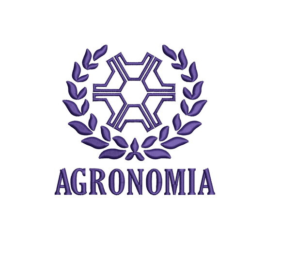 Matriz Bordado Agronomia Logo