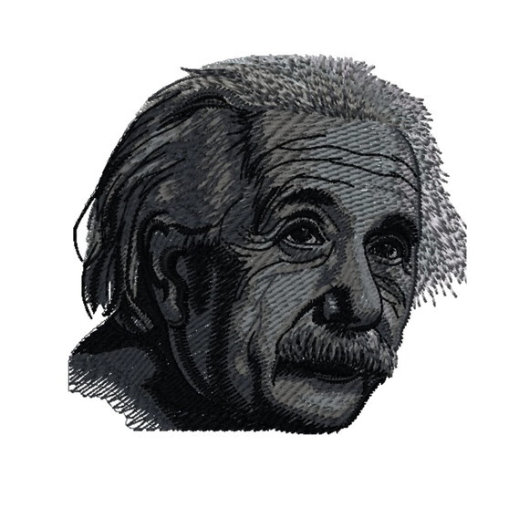 Matriz Bordado Albert Einstein