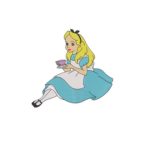 Matriz Bordado Alice no País das Maravilhas 1