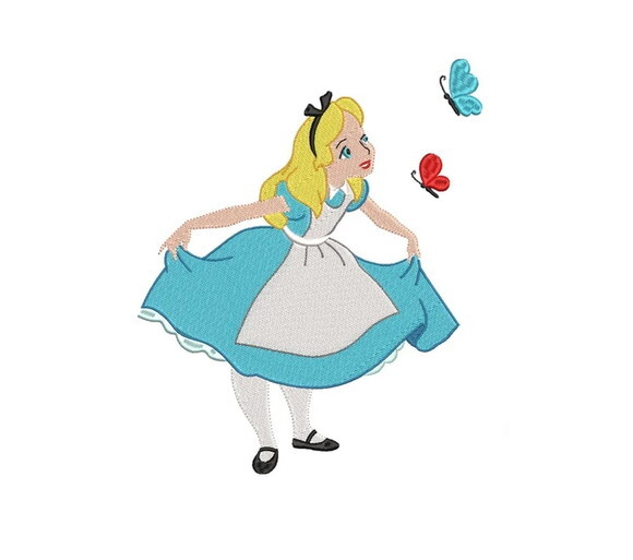 Matriz Bordado Alice no País das Maravilhas 3
