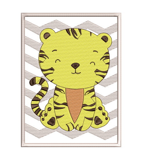 Matriz Bordado Animais Safari