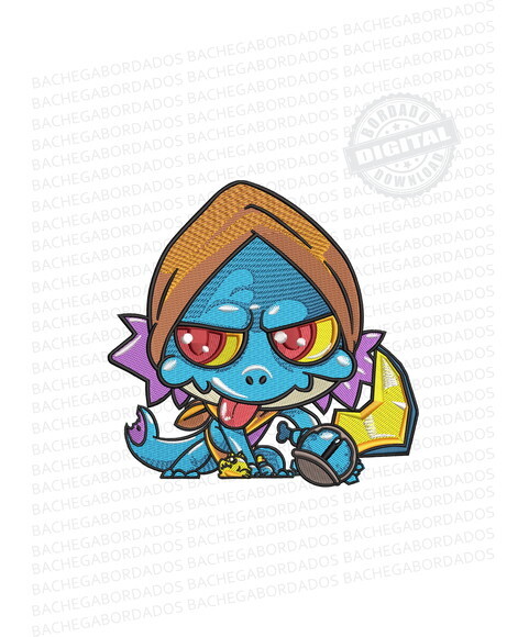 Matriz Bordado Baby Slark Dota 2