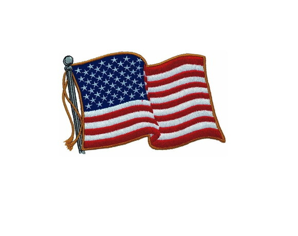 Matriz Bordado Bandeira America Eua