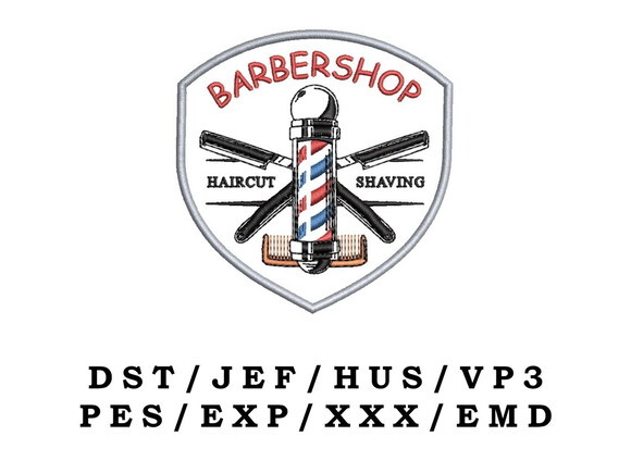 Matriz Bordado Barbershop 2