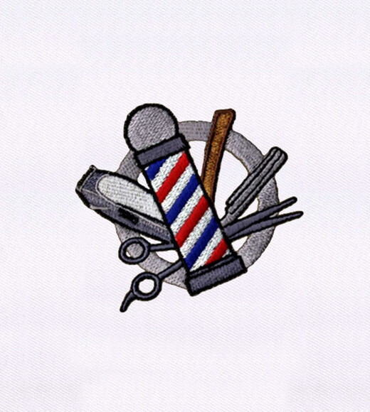 Matriz Bordado Barbershop 1