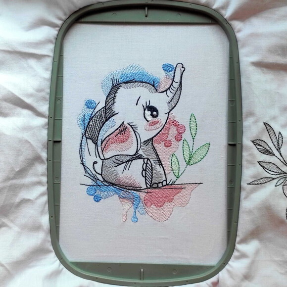 Matriz Bordado Bebê Elefante